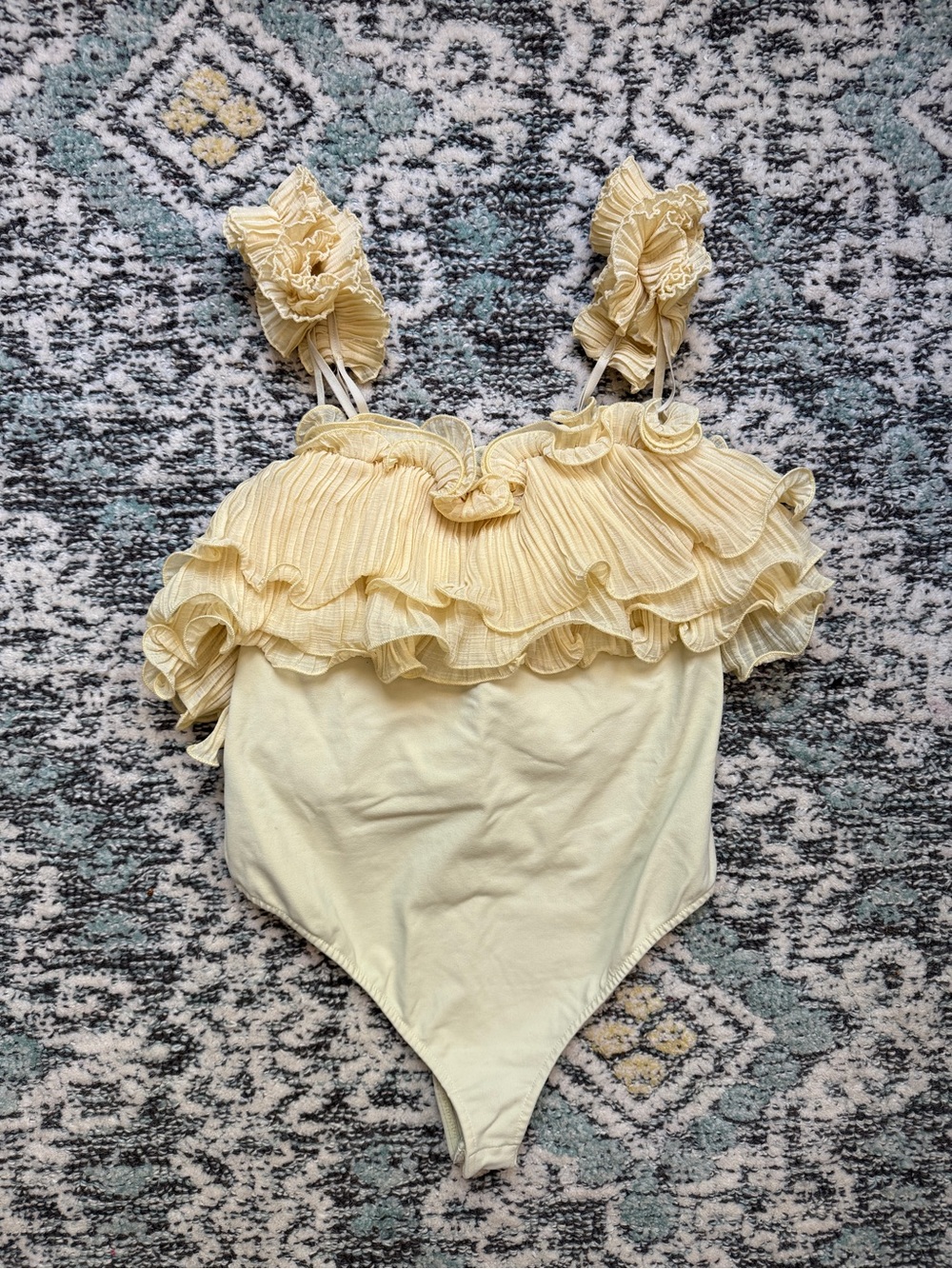Free People ‘For the Frill Of It’ Bodysuit - Picture 3 of 5